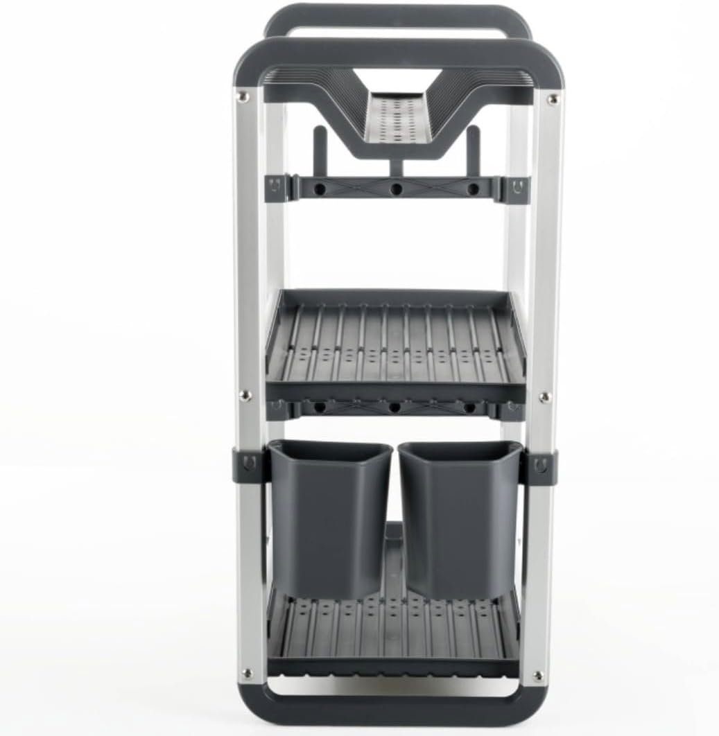 Escurridor de Platos de Aluminio + Soportes ABS