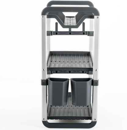 Escurridor de Platos de Aluminio + Soportes ABS