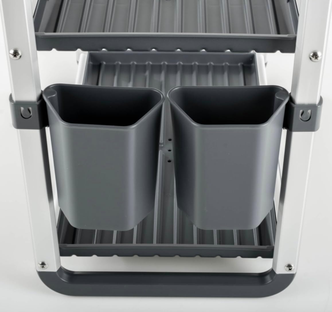 Escurridor de Platos de Aluminio + Soportes ABS