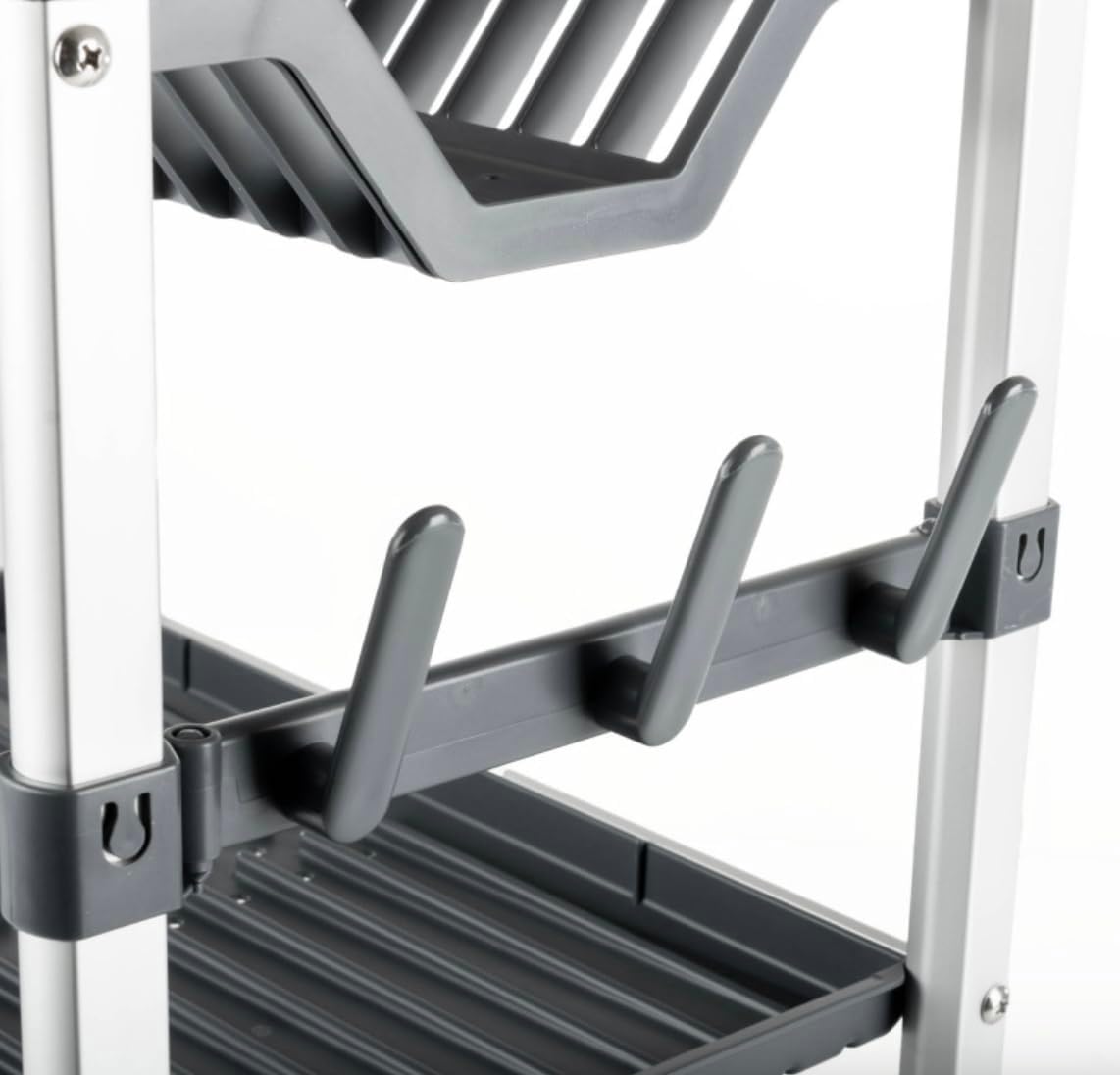 Escurridor de Platos de Aluminio + Soportes ABS