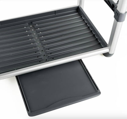 Escurridor de Platos de Aluminio + Soportes ABS