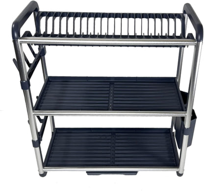 Escurridor de Platos de Aluminio + Soportes ABS